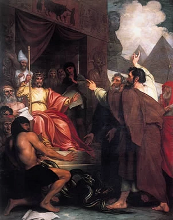 Mosè ed Aronna davanti al faraone - BJU Museum and Gallery